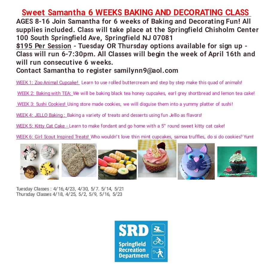 Baking Classes NJ